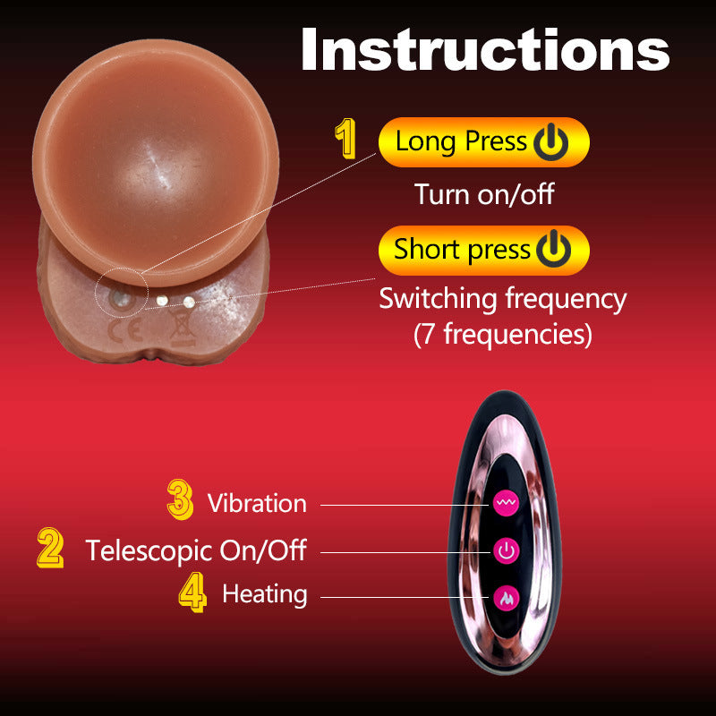 Electric Soft Meat Realistic Cannon For Women