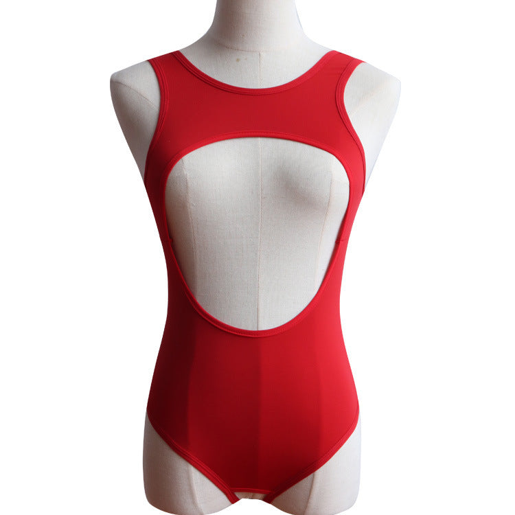 Thin See-through Dead Pool Water Tight High-stretch Swimsuit