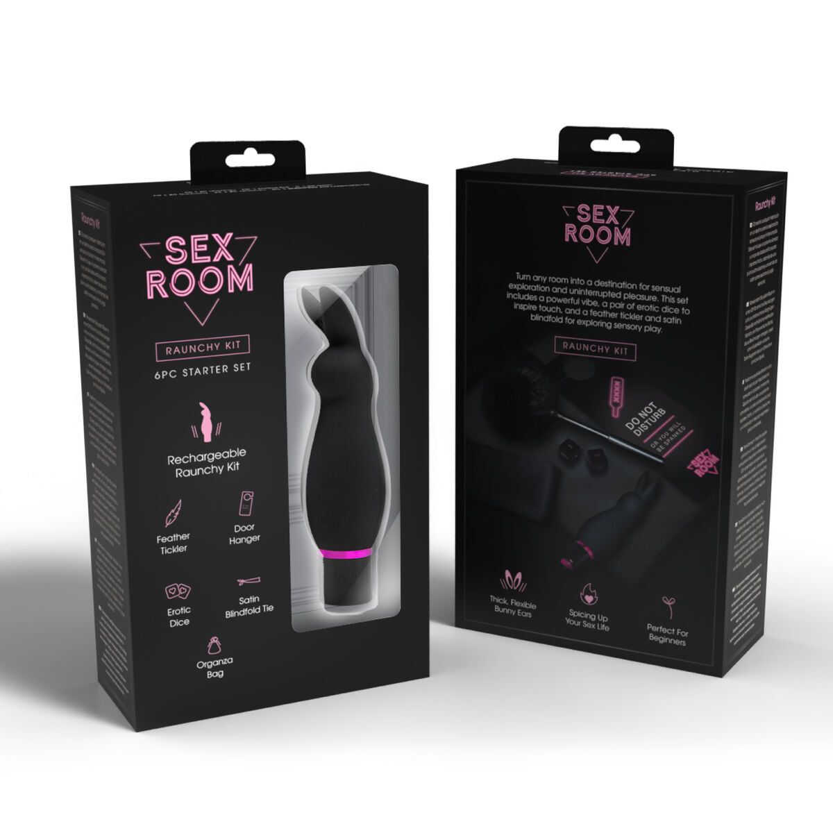Classic Vibrator Dream Toys Sex Room Raunchy Kit Black-25