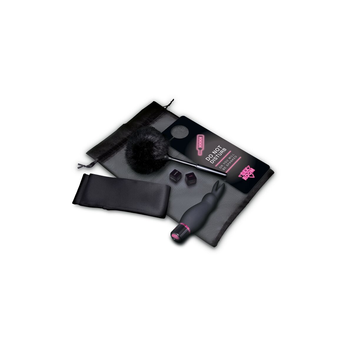 Classic Vibrator Dream Toys Sex Room Raunchy Kit Black-5