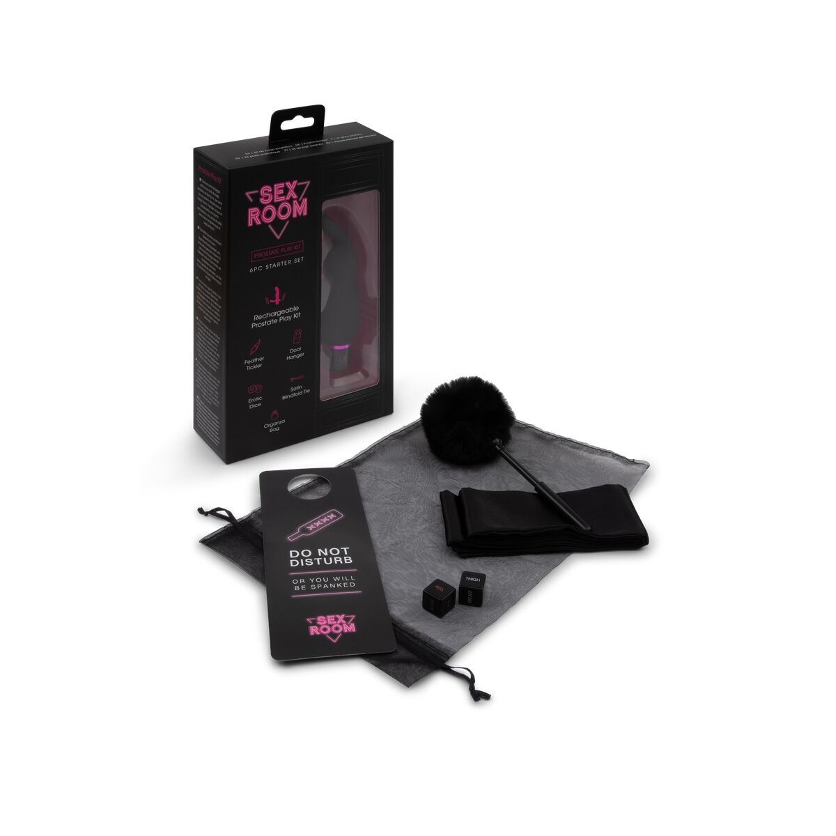 Classic Vibrator Dream Toys Sex Room Raunchy Kit Black-3