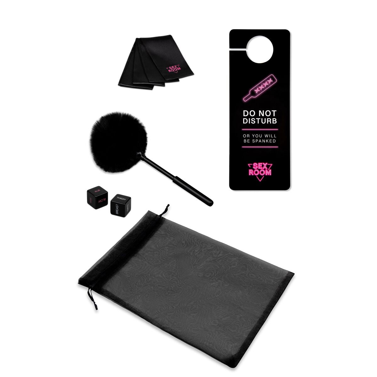Classic Vibrator Dream Toys Sex Room Raunchy Kit Black-22