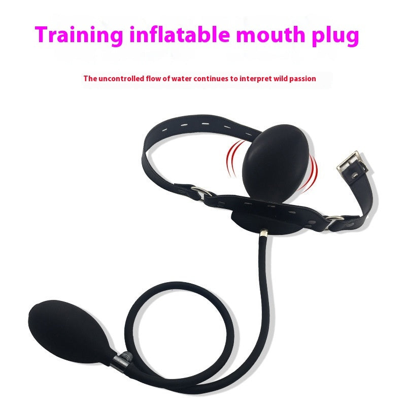 Toy Inflatable Ball Gag Large Anti-vomiting Mouth Cup Shackle