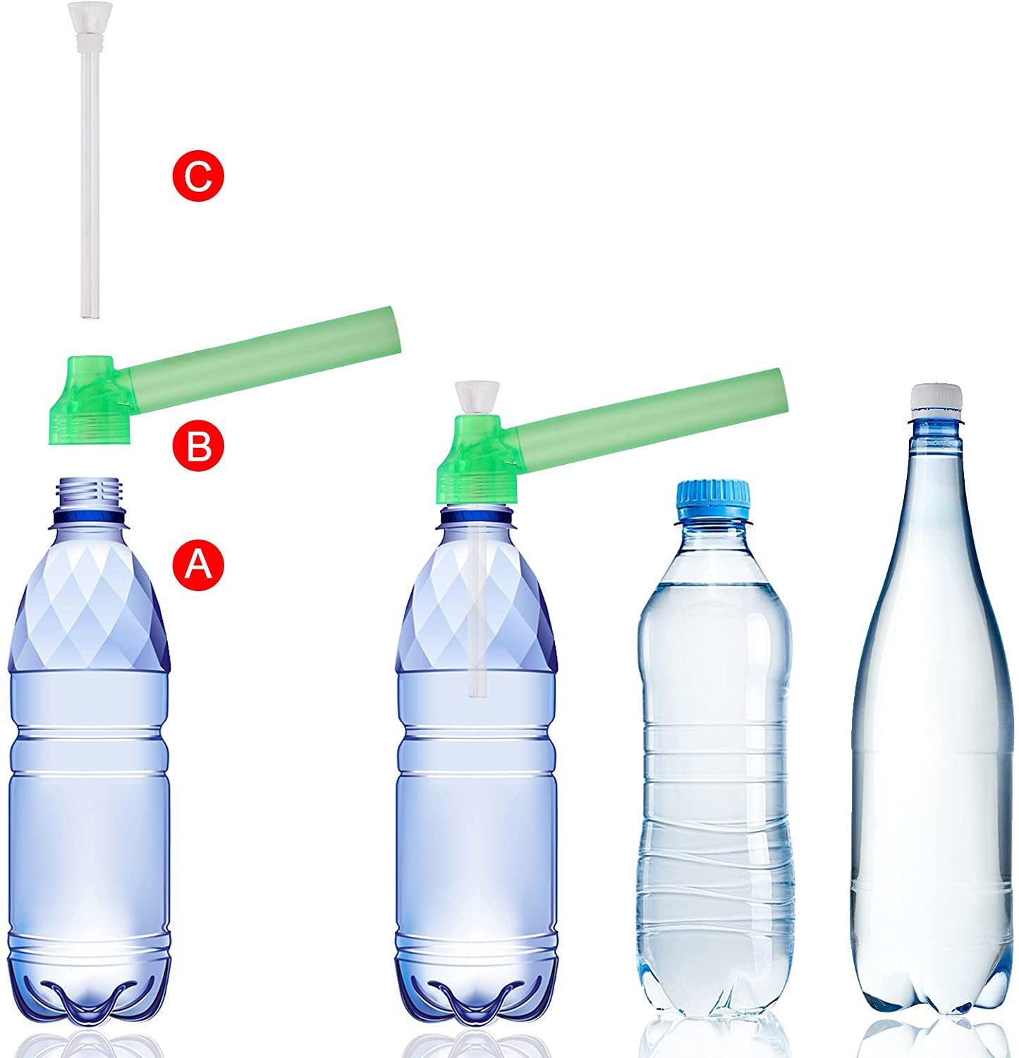 Removable Portable Glass Plastic Water Bucket